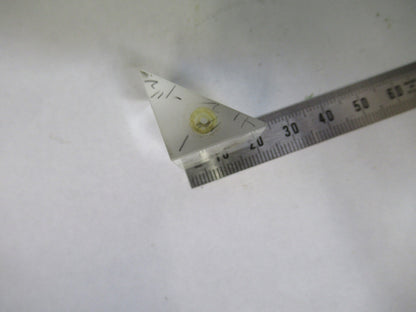 ANTIQUE BAUSCH LOMB PRISM HEAD OPTICS MICROSCOPE PART AS PICTURED &75-B-20