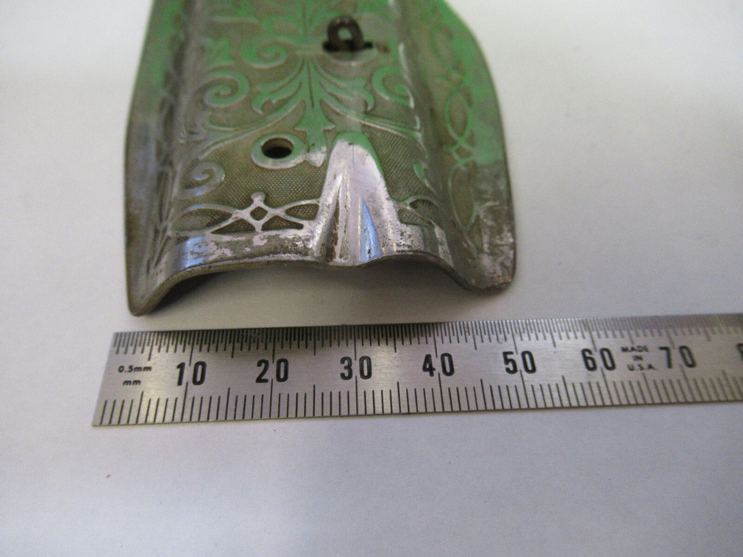 Front Engraved Panel Singer Sewing Machine Antique