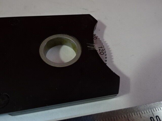 WILD HEERBRUGG SWISS M20 POLARIZER POL SLIDE ROTABLE MICROSCOPE PART #6V-A-09