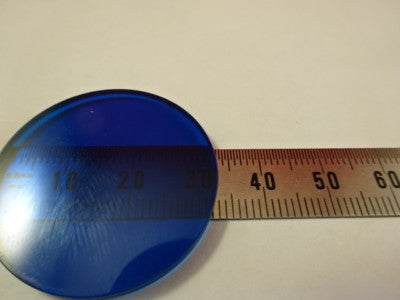 Wild Swiss M20 Glass Blue Filter Lens Microscope Part Optics