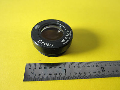 Optical Lens Nsk Japan Cross W.f. 10X Laser Optics