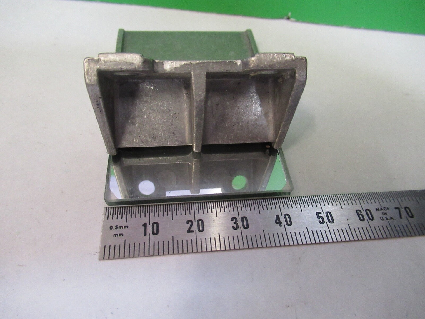 NIKON JAPAN MIRROR ASSEMBLY OPTICS MICROSCOPE PART as pictured H3-B-10