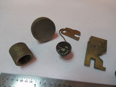 Lot Brass Parts Assorted Microscope Parts