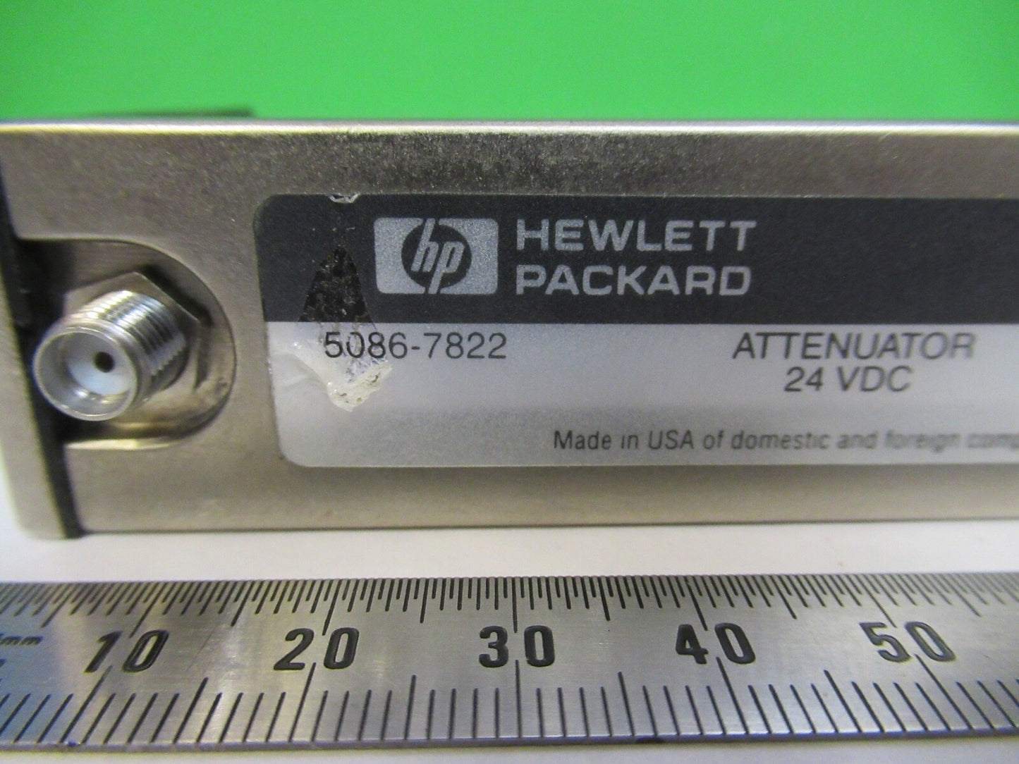 HP HEWLETT PACKARD  5086-7822 ATTENUATOR RF MICROWAVE AS PICTURED 8X-A-02
