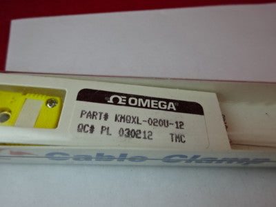 OMEGA ENGINEERING THERMOCOUPLE K KMQXL-020U-12  TEMPERATURE SENSOR AS IS #50