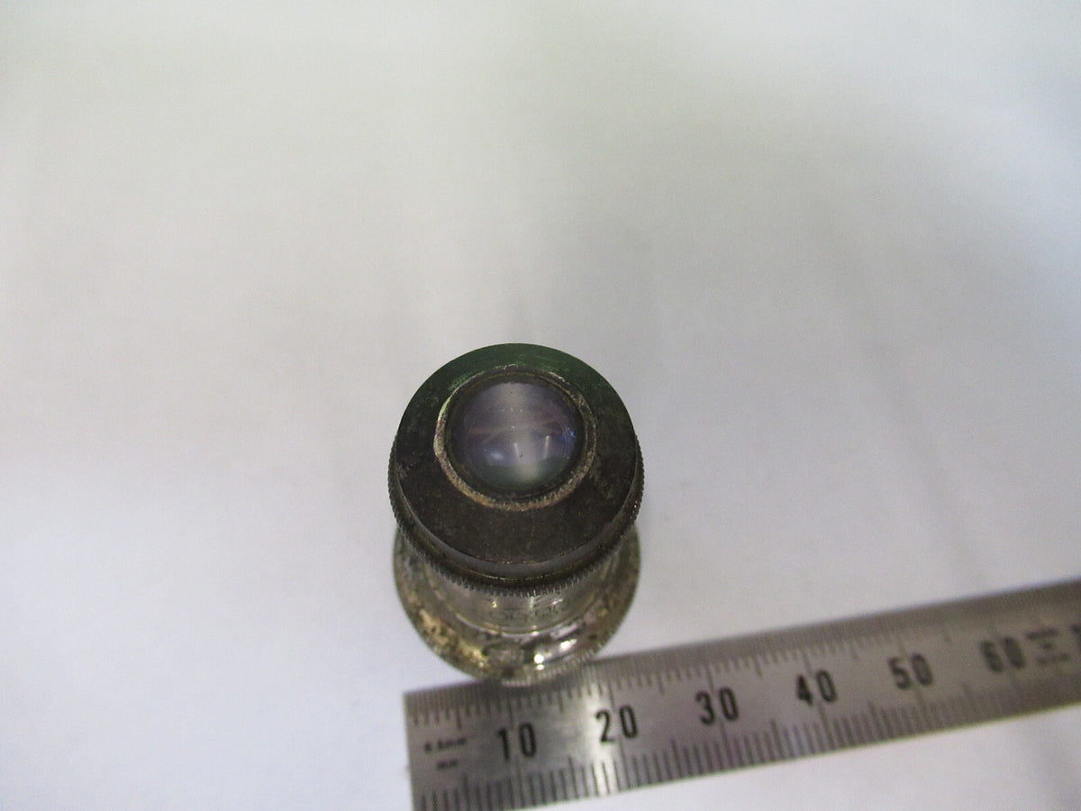 Olympus Objective Antique Lens 6X Plan Optics Microscope Part AS Pictur