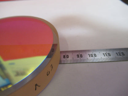 OPTICAL FLAT COATED DICHROIC ZERODUR PRO ZYGO LASER OPTICS AS PICTURED T9-A-31