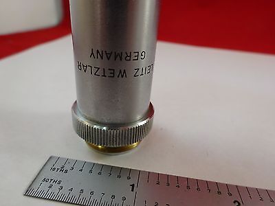 MIKROSKOPTEIL OBJEKTIV LEITZ GERMANY 40X OPTICS AS IS BIN#R2-C-21