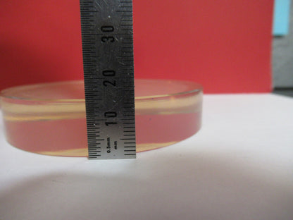 OPTICAL FLAT 3" ZERODUR 1/10 WAVE POLISHED LASER OPTICS  AS PICTURED T1-A-81