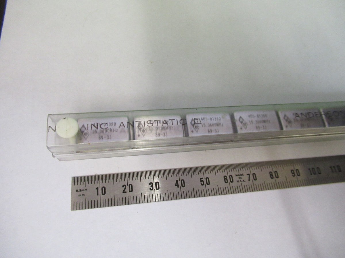 Lot 10 Ea Anderson Electronics Quartz Oscillator Frequency 15.36 MHz