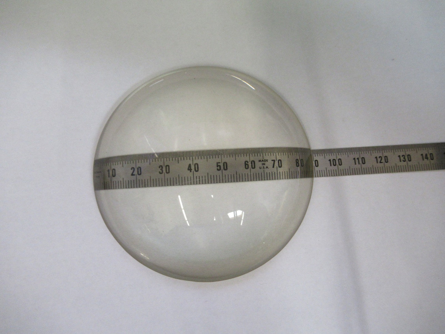 OPTICAL PLANO CONVEX DARKER GLASS MIL SPEC OPTICS AS PICTURED V3-A-01