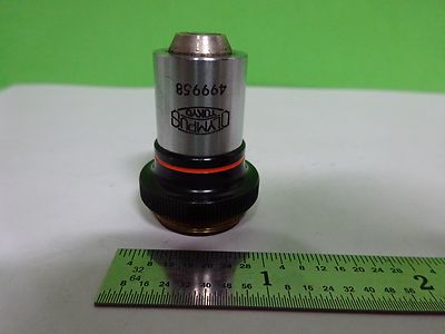 MICROSCOPE PART OBJECTIVE OLYMPUS JAPAN 10X OPTICS AS IS BIN#V7-10