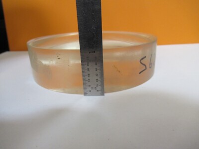 Optical Lens PlanO Convex Glass [scratches]