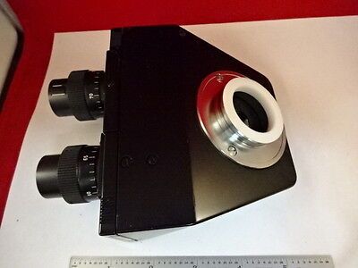 MICROSCOPE PART LEITZ WETZLAR GERMANY HEAD OPTICS AS IS #AH-03