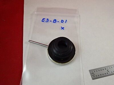 CONDENSER DIAPHRAGM IRIS UNKNOWN MICROSCOPE OPTICS AS PICTURED &E3-B-01