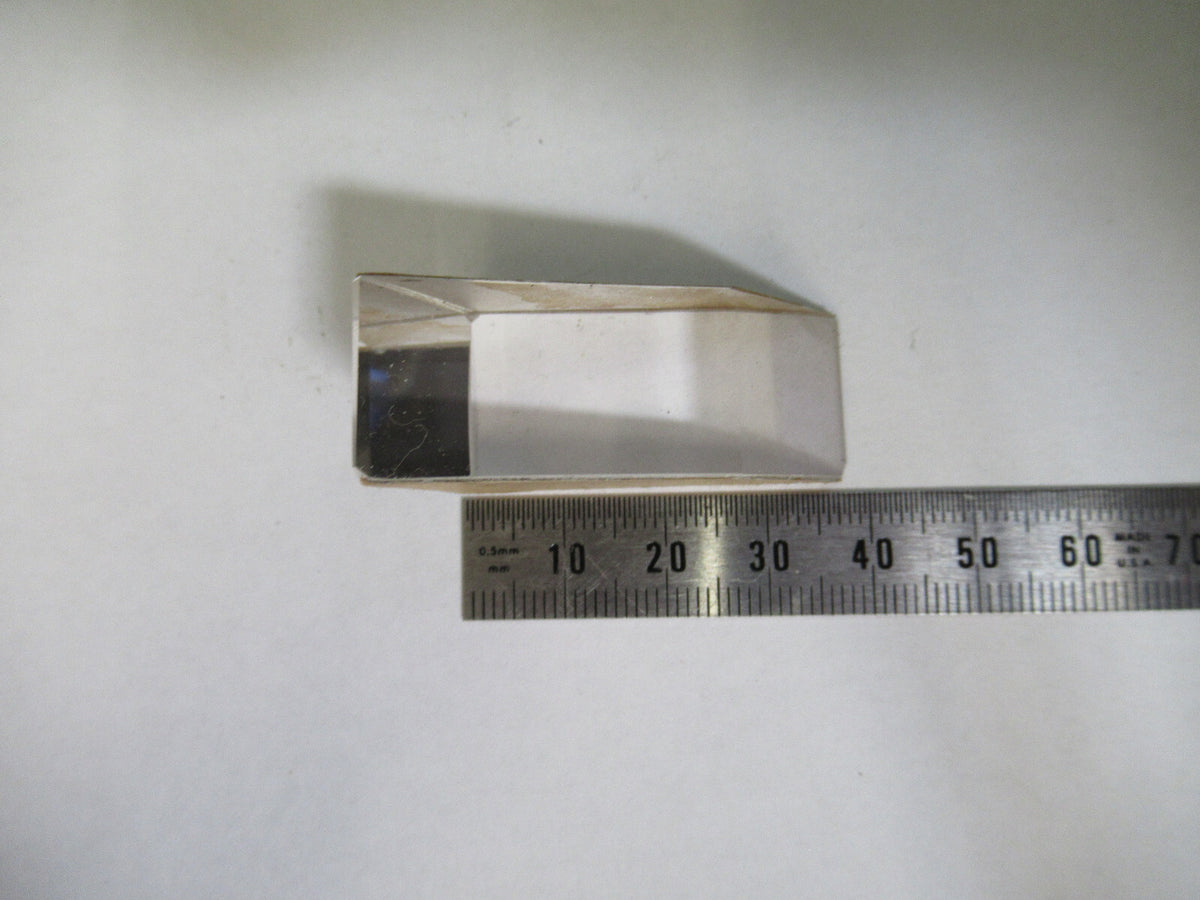 BAUSCH LOMB GLASS PRISM OPTICS MICROSCOPE OPTICAL PART AS PICTURED 98-A-13