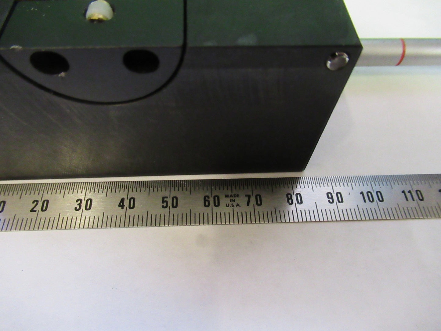 REICHERT POLYVAR AUSTRIA POLARIZER BLOCK MICROSCOPE PART AS PICTURED V8-B-23