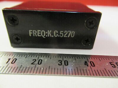 MARCONI CANADA QUARTZ CRYSTAL RESONATOR 5270 KC FREQUENCY AS PICTURED &FT-1-I