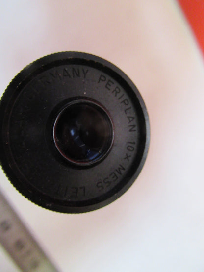 LEITZ GERMANY 10X OCULAR EYEPIECE OPTICS MICROSCOPE PART AS PICTURED &S9-A-32
