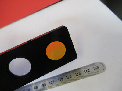 SLIDE FILTER DICHROIC MICROSCOPE PART OPTICS AS PICTURED #B3-B-30