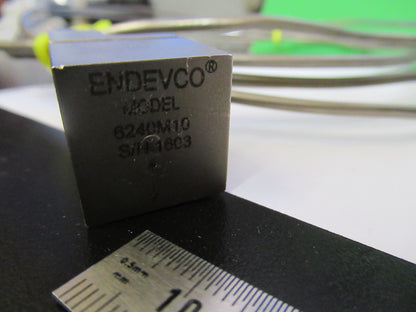 MEGGITT ENDEVCO 6240M10 ACCELEROMETER VIBRATION SENSOR AS PICTURED &X4-A-72