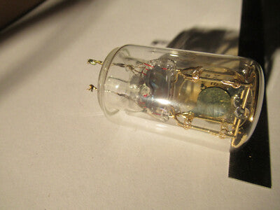 Antique Quartz Radio Crystal Russian Glass Holder Frequency Control