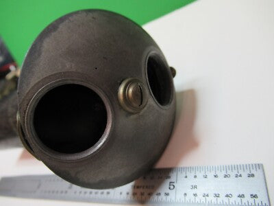 Antique Brass Bausch & Lomb Tubus + Nosepiece Microscope Part