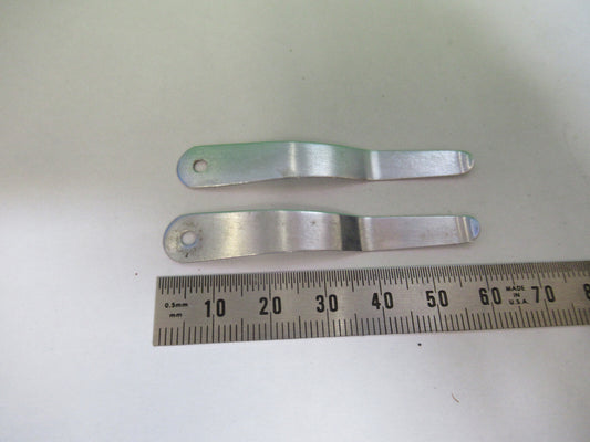 Antique American Optical Co. Spencer Lens Co. American Pair Clips Microscope Part
