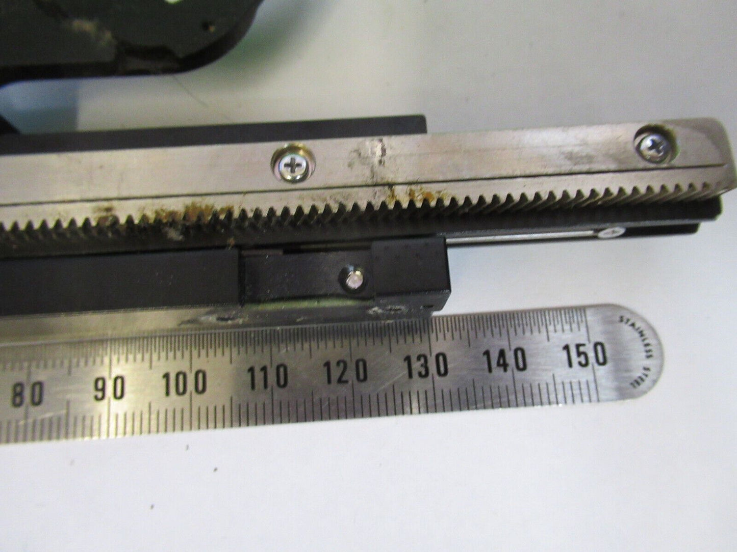 FÜR TEILE OLYMPUS JAPAN BÜHNENCLIPS MIKROSKOPTEIL WIE ABGEBILDET #W5-B-52