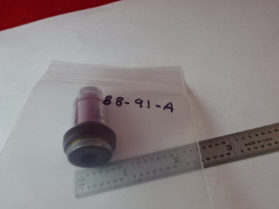 WILD HEERBRUGG SWISS OBJECTIVE PHASE 100X MICROSCOPE OPTICS PART AS IS #88-91-A
