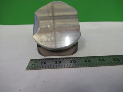 AUS JENA GERMANY MIRROR FLAT OPTICS MICROSCOPE PART AS PICTURED T2-A-64