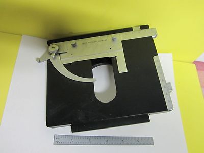 Microscope Ernst Leitz Germany Stage Micrometer [one axis loose]