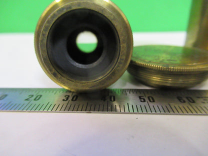 Antique Brass Rare Collins London Objective Microscope Part