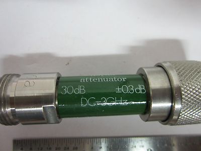 NARDA ATTENUATOR 30 dB 3 GHz  RF MICROWAVE FREQUENCY  BIN#1E-P-10