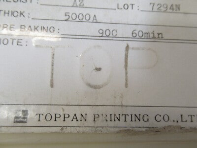 COLLECTABLE VINTAGE OPTICAL SHADOWMASK TOPPAN COMPO OPTICS AS PICTURED &1E-B-80