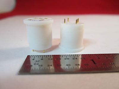 LOT 2 EA TEFLON AUGAT SOCKET FOR T0-8 COMPONENTS BIN#5M-25