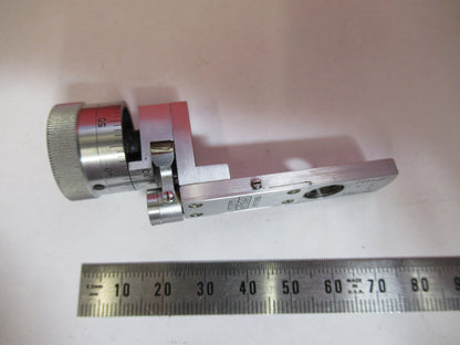 LEITZ GERMANY BEREK COMPENSATOR OPTICS MICROSCOPE PART AS PICTURED S4-B-56