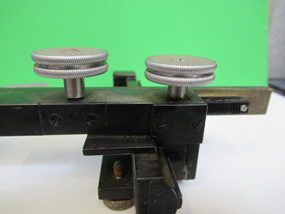 BAUSCH LOMB UNIVERSAL XY STAGE CLIPS MICROSCOPE PART AS PICTURED S1-B-97