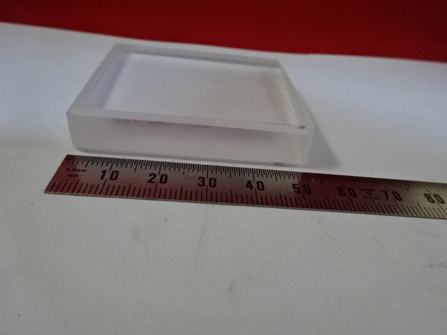 SLAB POLISHED SYNTHETIC QUARTZ SINGLE CRYSTAL HIGH PRESSURE SEED INSIDE &5-DT-D