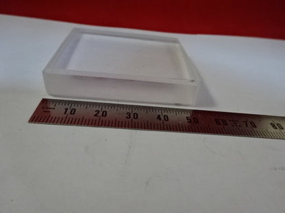 SLAB POLISHED SYNTHETIC QUARTZ SINGLE CRYSTAL HIGH PRESSURE SEED INSIDE &5-DT-D