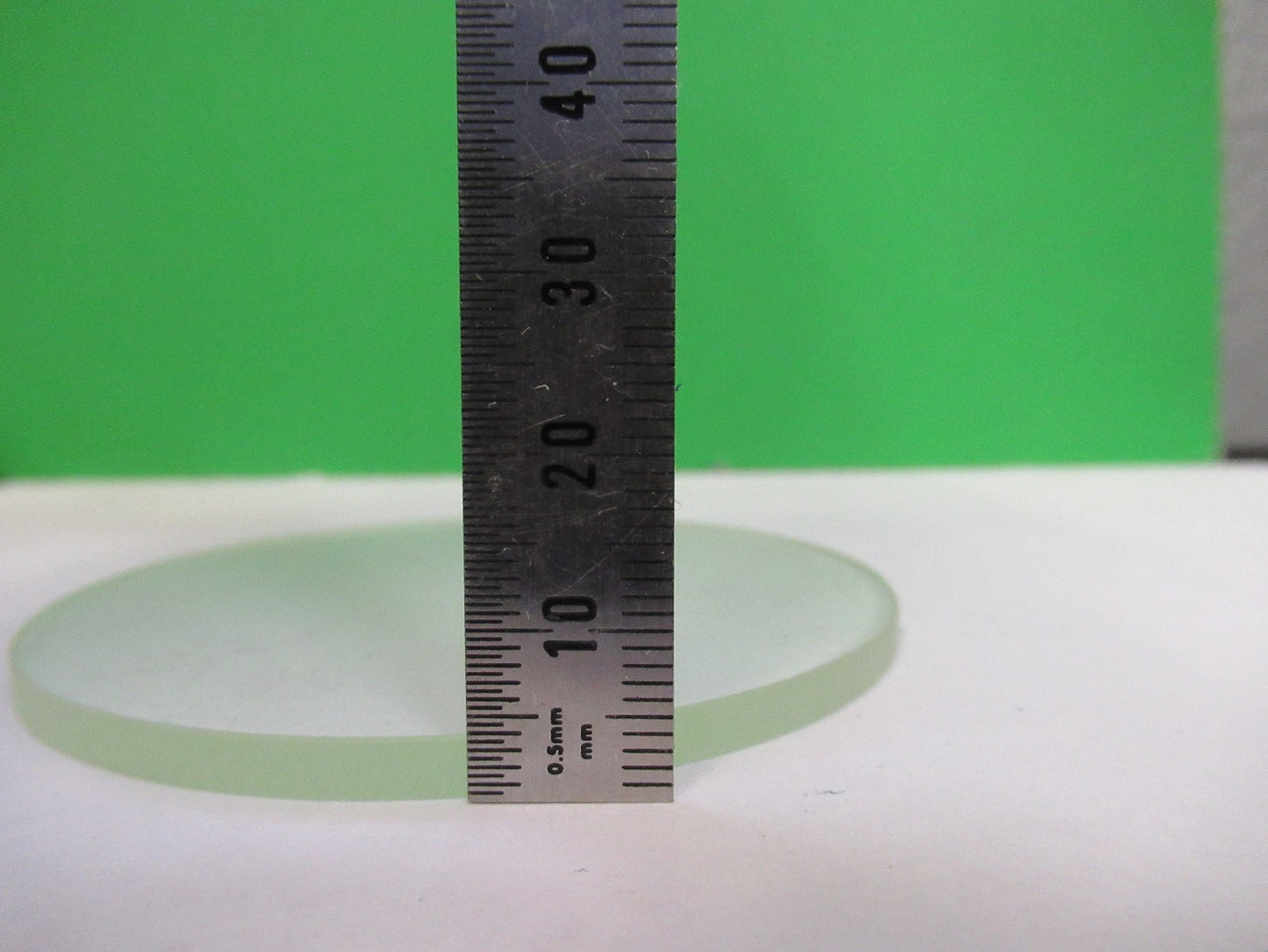 OPTICAL FLAT WINDOW BK7 THICK GLASS MIL SPEC OPTICS AS PICTURED V3-A-15