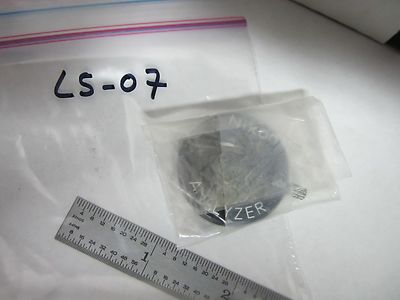 MICROSCOPE POLARIZER ANALYZER NIKON 50X OPTICS AS IS BIN#L5-07