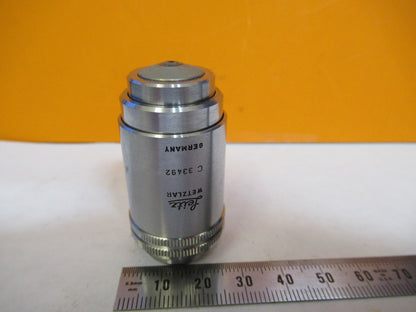 LEITZ GERMANY OBJECTIVE PL 40X /170 MICROSCOPE PART AS PICTURED Y3-A-66