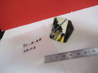LEITZ WETZLAR GERMANY BEAM SPLITTER OPTICS MICROSCOPE PART AS PICTURED T1-A-68