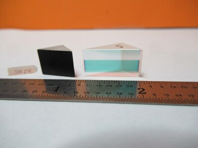 Lot 3 Ea Mini Prisms Optical Glass Mil Spec Laser Optics