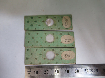 Antique Victorian Prepared Slide Lot London Microscope Part 12-DTFD7