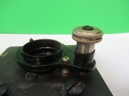 BAUSCH LOMB  STAGE TABLE ANTIQUE MICROSCOPE PART OPTICS AS PICTURED &F3-B-62