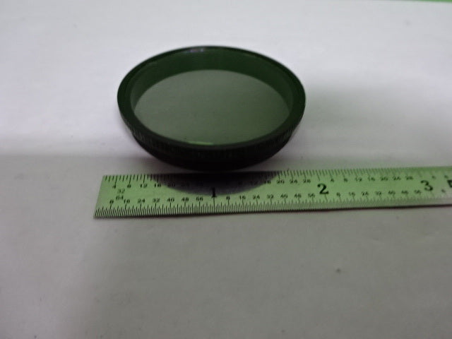 MICROSCOPE PART POLARIZER STEREO OLYMPUS JAPAN OPTICS AS IS #AQ-34