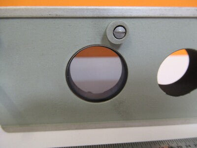 Aus Jena Germany Polarizer Lens Slide Pol Microscope Part