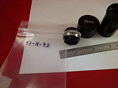Microscope Part Tessar Bausch & Lomb Objective Lens 32 mm Optics